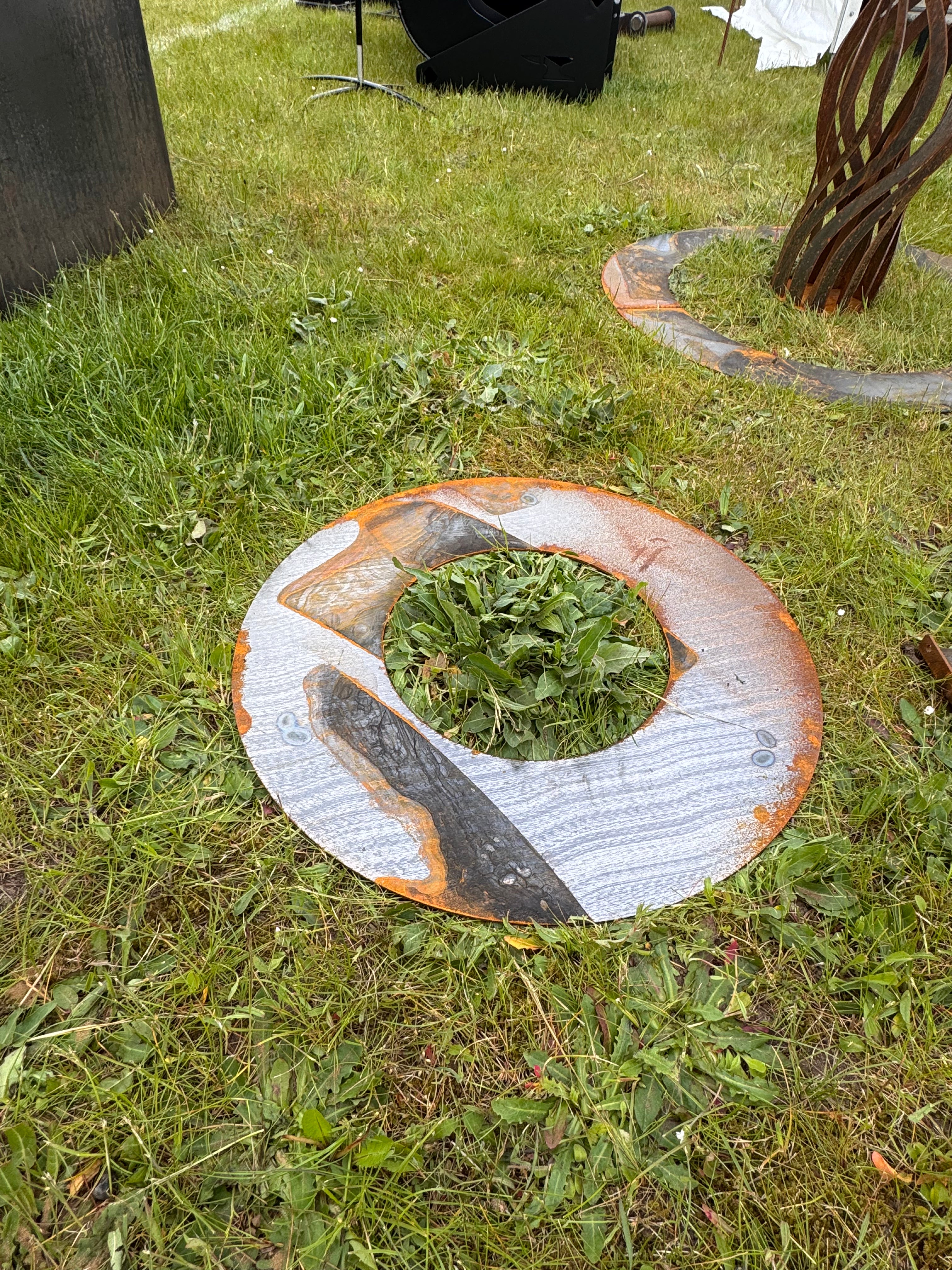 Plænering / robotring Ø600 i stål
